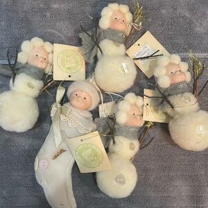Christmas Snow Baby Snowflakes Christmas Snow Babies Ornaments Lot